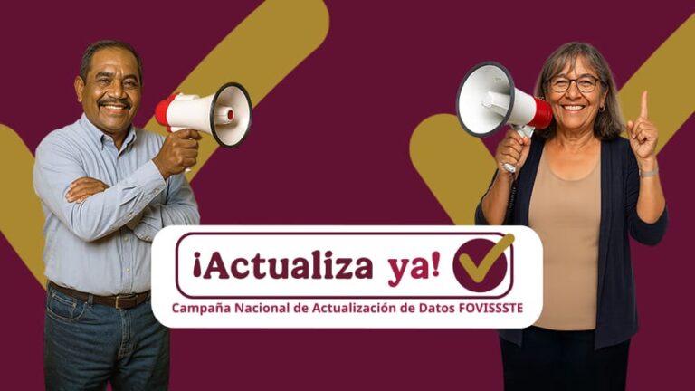 campaña nacional de actualización de datos fovissste