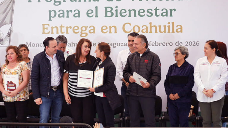 La Presidenta Claudia Sheinbaum destacó la recuperación de las atribuciones para la construcción del FOVISSSTE, cuya meta nacional es de 100 mil hogares.