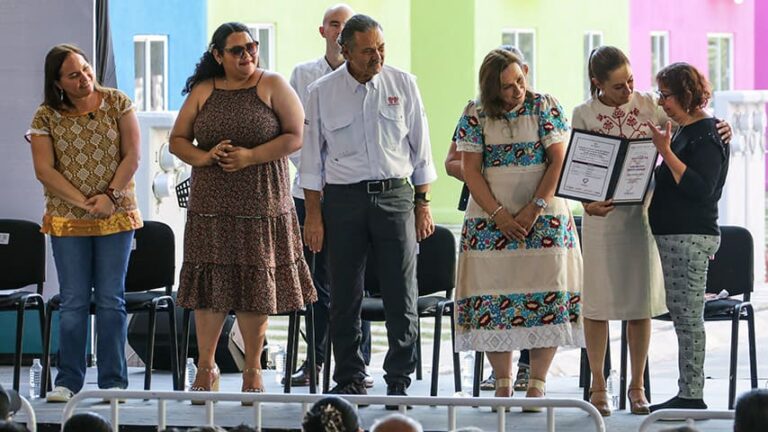 La Presidenta Claudia Sheinbaum reafirmó que el Programa de Vivienda para el Bienestar está dirigido a quienes menos tienen e integra a las y los trabajadores al servicio del Estado.