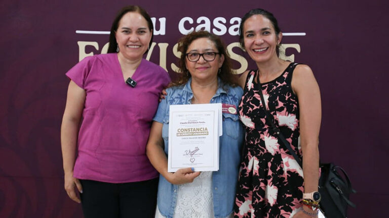 La Vocal Ejecutiva del FOVISSSTE llevó Justicia Social al SUPERISSSTE Ciudadela. | Foto: FOVISSSTE